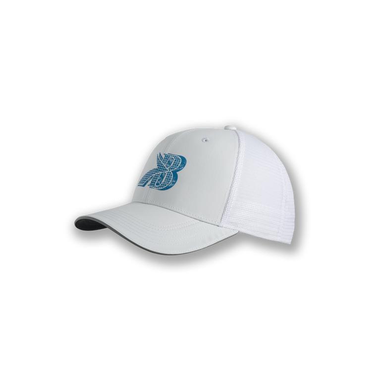 Brooks DISCOVERY TRUCKER Running Hat Womens Outlet - Icy Grey/Flying B/White (FUT164038)